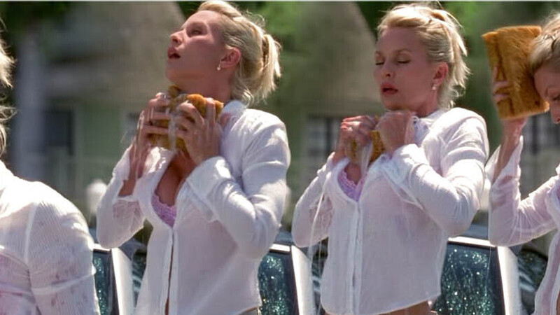 Sexiest Edie Britt Scenes. Sexy, SFW, pink bra. 661324