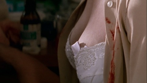 Sexiest Emma Russell Scenes. Underwear, blood on sweater, cleavage. 782710