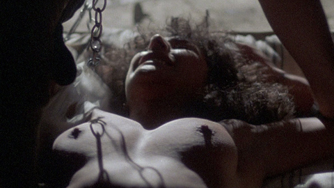 Marina Sirtis in Death Wish III (1985) Breasts Arms Held Down Black Hair 714305