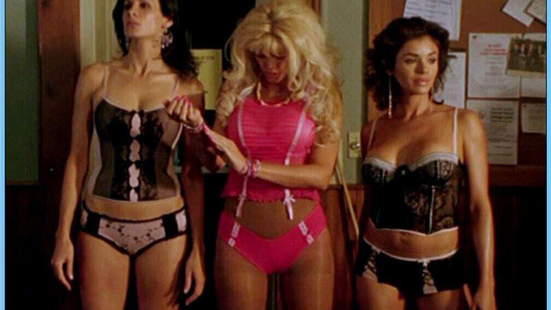 Illegal Aliens's Sexiest Scenes with Anna Nicole Smith. Underwear, blonde, pink lingerie. 643488