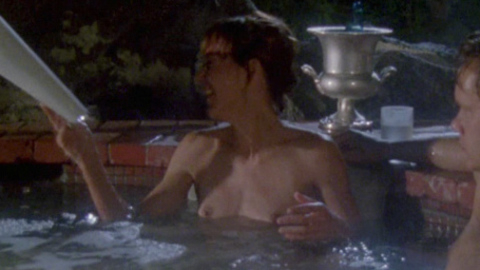 Cynthia Stevenson Naked in The Player. Breasts, brunette, couple. 689239