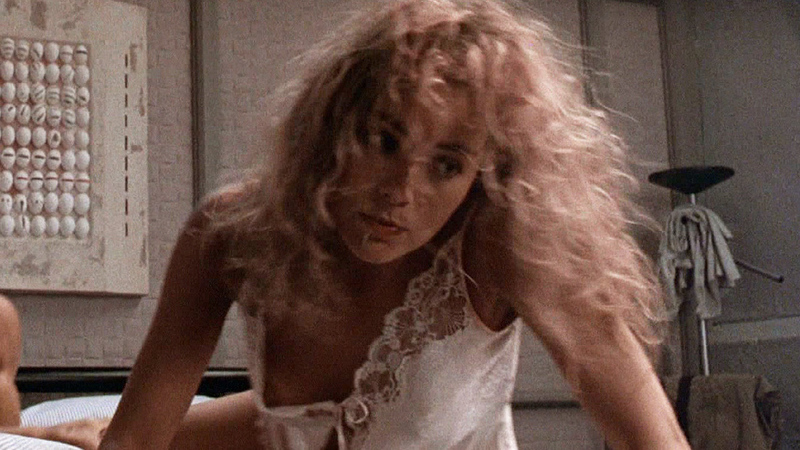 Lori from Total Recall Naked. Breasts, breast out of shirt, couple in bed. 708209