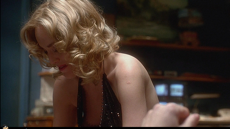 Nudes of Ginger McKenna from Casino. Breasts, black dress, blonde. 672924