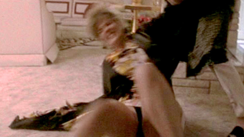 Sexiest Sharon Stone Scene in Casino. Underwear, black dress, black panties. 609901