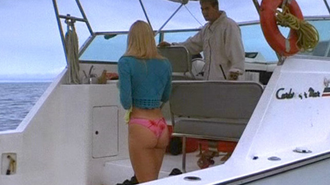 Hottest Gloria Scenes. Bikini, blonde, on a boat. 595959
