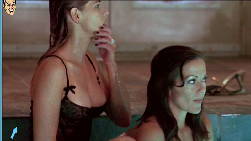 Hottest Kristy Swanson Scene in Zebra Lounge. Sexy, SFW, black swimsuit. 590678