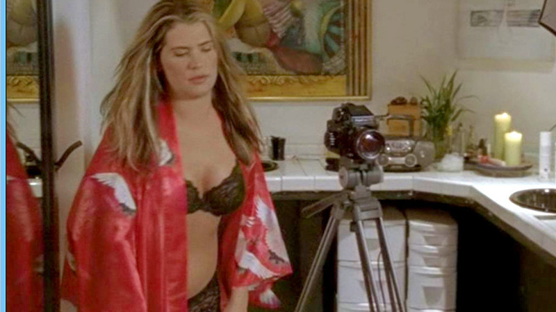 Bound by Lies's Sexiest Scenes with Kristy Swanson. Underwear, black bra, black panties. 619308