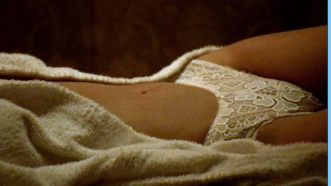 Sexiest Trish Scenes. Underwear, laying down, open robe. 608692