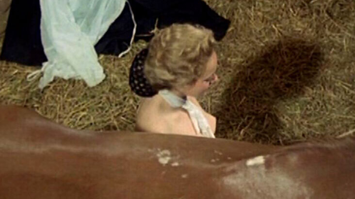 Alexandra Vandernoot Naked as NA. Breasts, brunette, horse stall. 571281