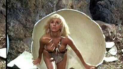 When Dinosaurs Ruled the Earth's Sexiest Scenes with Victoria Vetri. Bikini, SFW, blonde. 572550