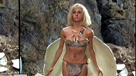 Sexiest Scenes of Sanna from When Dinosaurs Ruled the Earth. Bikini, SFW, blonde. 572549