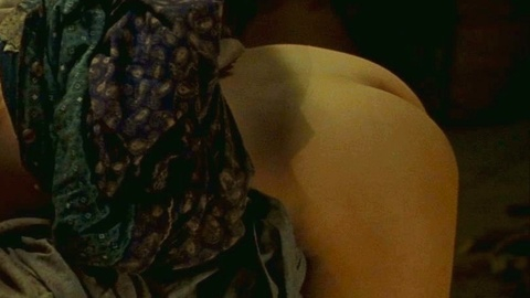 Melora Walters in Cold Mountain (2003) Butt Bent Over Table Brunette 705913