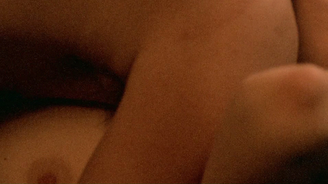 Bess McNeill from Breaking the Waves Naked. Breasts, left breast, man on top. 738089