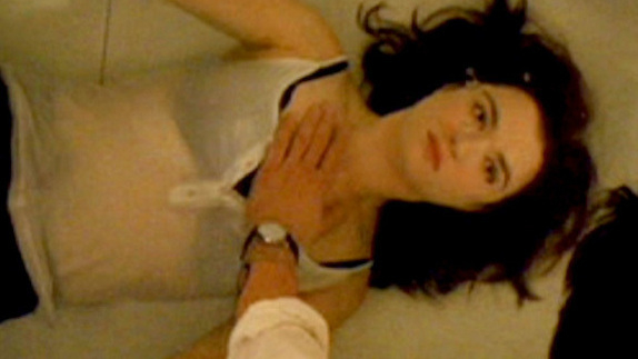 Hottest Rachel Weisz Scene in Constantine. Sexy, bathtub, black bra. 618866