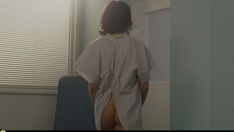 Penelope Stamp from The Brothers Bloom Naked. Butt, brunette, butt peeking out. 684527