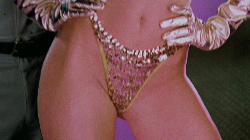Hottest Margaret Whitton Scene in Major League. Sexy, gold bikini bottoms, gold gloves. 709646