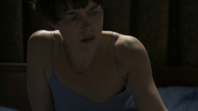 Hottest Meg Hamilton Scenes. Sexy, blue camisole, in bed. 758901