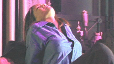 Sexiest Scenes of Alexandra 'Alex' Torres from Futuresport. Sexy, Black, blue top. 563201