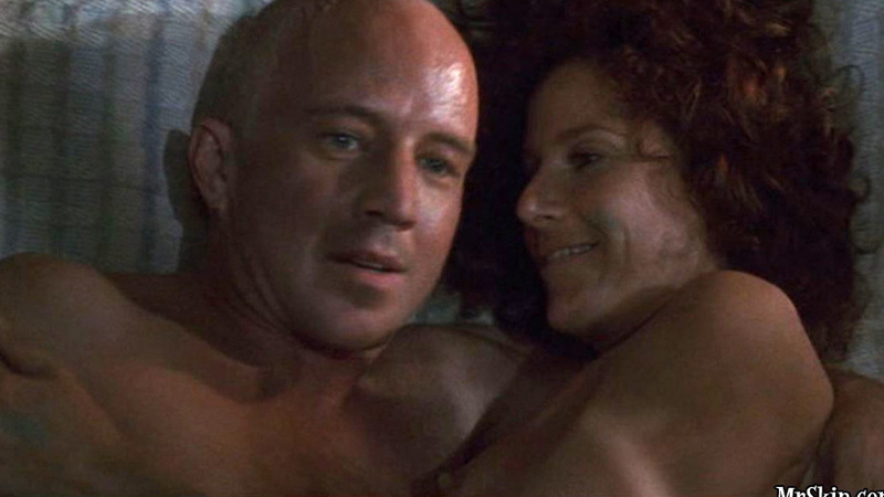 Debra Winger Nude in Wilder Napalm. Breasts, brunette, couple in bed. 555172