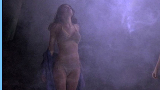Sexiest Scenes of Julie Seska from Final Examination. Bikini, SFW, brown bikini. 535079