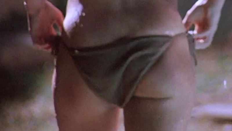 Hottest Ann Stewart / Anna Johnson Scenes. Bikini, bikini bottom, brown bikiini. 590307