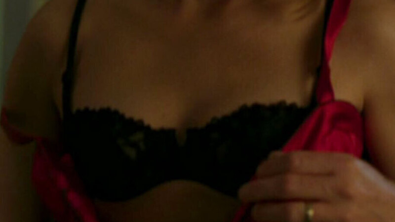 Shattered's Sexiest Scenes with Maria Bello. Underwear, cleavage, man behind woman. 647340