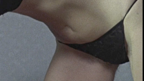 Katrin Cartlidge in Naked (1993) Bush Black Bra Black Panties 700196