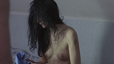 Katrin Cartlidge in Naked (1993) Breasts Black Panties Breasts 700194