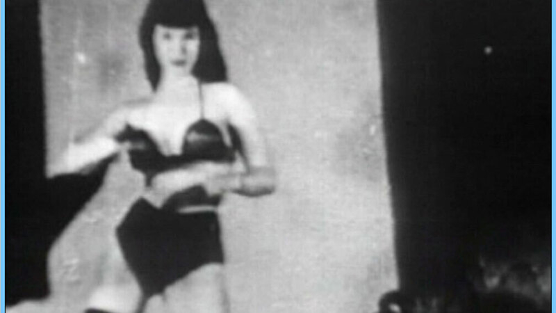 Bettie's Hat Dance's Sexiest Scenes with Bettie Page. Sexy, SFW, black and white. 576990