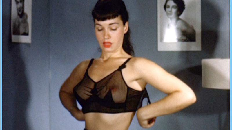 Sexiest Scenes of Herself from The Notorious Bettie Page. Sexy, black hair, nipples through bra. 625643
