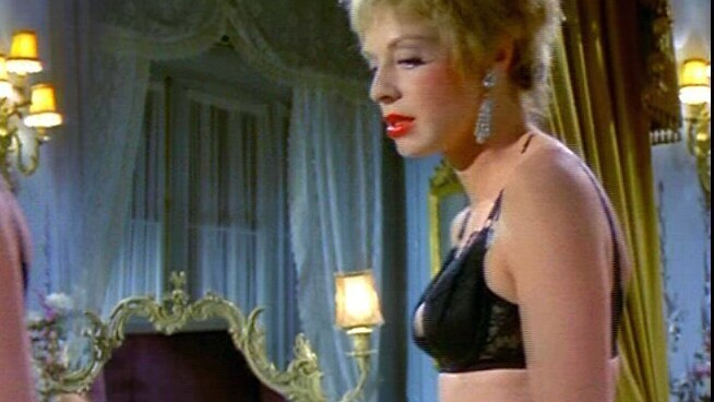 Sexiest Susannah York Scene in The Maids. Underwear, black garter belt, blonde. 578389