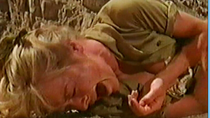Sexiest Susannah York Scene in Sands of the Kalahari. Sexy, SFW, cleavage. 631093