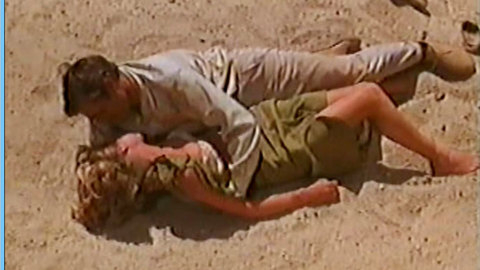 Hottest Susannah York Scene in Sands of the Kalahari. Underwear, big breasts, blonde. 631094