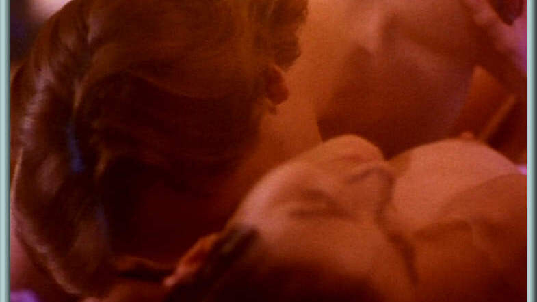 Sean Young Nude as Mary Miles Minter. Breasts, brunette, kissing neck. 546074