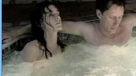 Sean Young Nude as Linda. Breasts, couple in hot tub, hot tub. 555698