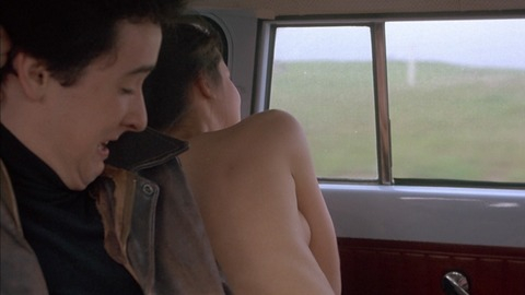 Daphne Zuniga in The Sure Thing (1985) Sexy Back Exposed Brunette 760460