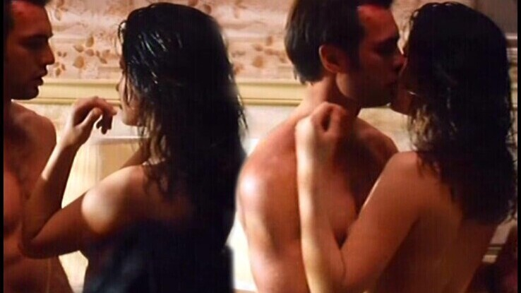 Hottest Daphne Zuniga Scene in Prey of the Chameleon. Sexy, cleavage, collage. 580634