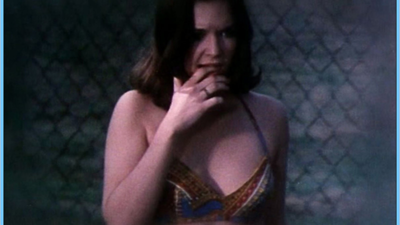Hottest Pamela Franklin Scene in The Witching. Bikini, SFW, black hair. 541544