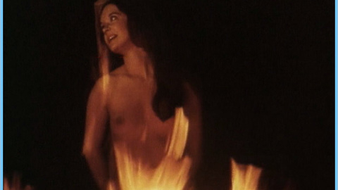 Pamela Franklin in The Witching (1972) Breasts Black Hair Breasts 541545