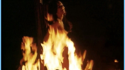 Pamela Franklin in The Witching (1972) Breasts Black Hair Breasts 541546