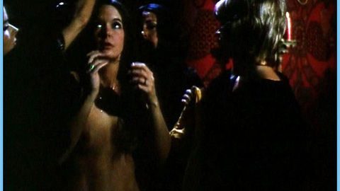 Pamela Franklin in The Witching (1972) Breasts Black Hair Breasts 541548