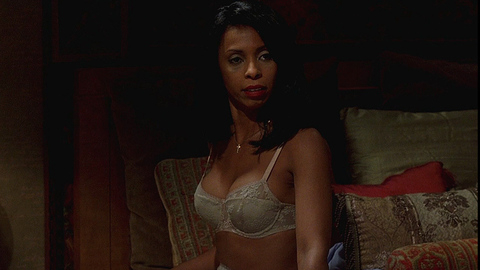 Khandi Alexander in Dark Blue (2002) Underwear Black Underwear 673149