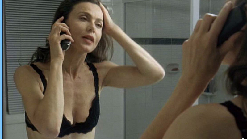 Ignition's Sexiest Scenes with Lena Olin. Underwear, SFW, black bra. 605016