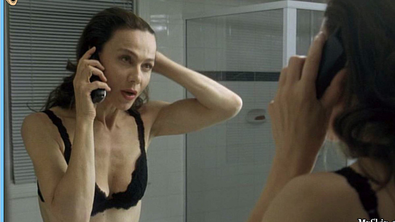 Sexiest Lena Olin Scene in Ignition. Underwear, SFW, black bra. 605017