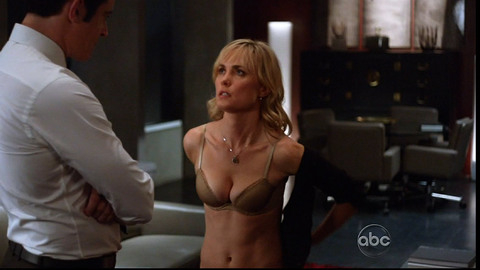 Hottest Radha Mitchell Scene in Red Widow. Underwear, SFW, beige bra. 723410