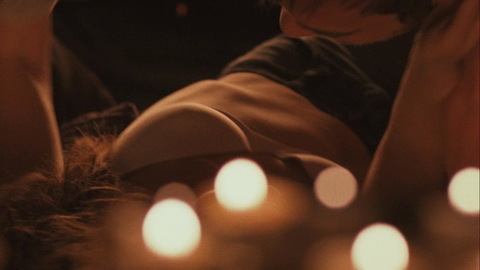 Rachael Leigh Cook in Red Sky (2014) Underwear Candles Couple In Bed 736731