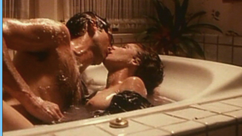 Lisa Eilbacher Nude as Terry O'Neill. Breasts, bathtub, brunette. 556310
