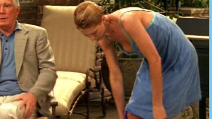 Sexiest Scenes of Dharma Freedom from Dharma & Greg. Sexy, view down shirt. 655817