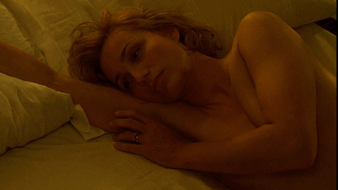 Kristin Scott Thomas Nude as Katharine Clifton. Breasts, blonde, laying in bed. 705944