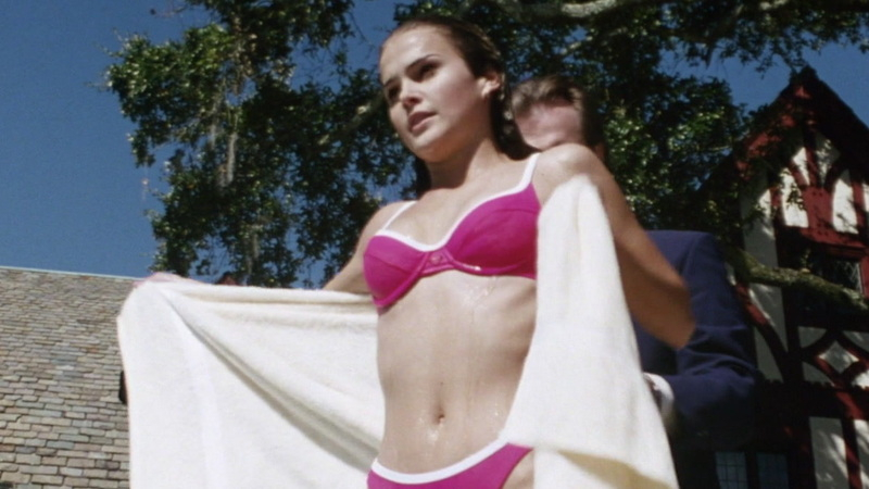 Sexiest Scenes of Michelle Winston from The Babysitter's Seduction. Bikini, SFW, outdoors. 589415